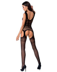 PASSION - BODYSTOCKING NOIR FEMME BS062 TAILLE UNIQUE