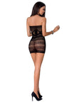 PASSION - ROBE NOIRE FEMME BS063 TAILLE UNIQUE