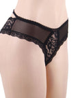 QUEEN LINGERIE - CULOTTE EN DENTELLE FLORALE S/M