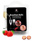 SECRETPLAY - SET DI PALLINE BRASILIANE FRAGOLA E CHAMPAGNE
