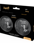 COQUETTE CHIC DESIRE - CACHE-TETONS À PAILLETTES NOIRES