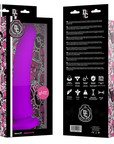 DILDO IN SILICONE MEDICO LILLA 23 CM -O- 4.5 CM - DELTA CLUB