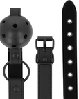 INTENSE - FETISH BALL GAG IN PELLE VEGANA - INTENSE FETISH - Intimo per le occasioni speciali | The Game Lingerie