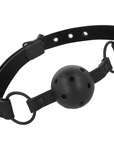 INTENSE - FETISH BALL GAG IN PELLE VEGANA - INTENSE FETISH - Intimo per le occasioni speciali | The Game Lingerie