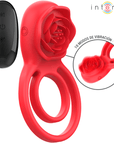 INTENSE - GAIL STIMOLATORE ROSE 10 VIBRAZIONI ROSSO TELECOMANDO - INTENSE FUN - Intimo per le occasioni speciali | The Game Lingerie