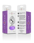 INTENSE - PLUG ANALE IN METALLO ALLUMINIO CON CRISTALLO VIOLA MISURA S - INTENSE ANAL TOYS - Intimo per le occasioni speciali | The Game Lingerie