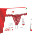 INTT RELEASES - BRASILIANA ROSSA CON PERLE E GEL LUBRIFICANTE 50 ML - INTT RELEASES - Intimo per le occasioni speciali | The Game Lingerie
