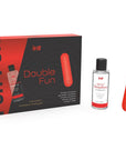 INTT RELEASES - KIT DOPPIO DIVERTIMENTO CON BULLET VIBRANTE E GEL DA MASSAGGIO ALLA FRAGOLA - INTT RELEASES - Intimo per le occasioni speciali | The Game Lingerie