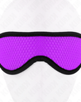 KINK - BENDA A TEXTURE A SCALE CON BORDO RICOPERTO VIOLA 20 x 7 CM - KINK MASKED ALLURE - Intimo per le occasioni speciali | The Game Lingerie