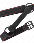KINK - BONE GAG CON CINTURINO IN SIMILPELLE NERO REGOLABILE 41 - 57 CM - KINK COLLAR & GAG - Intimo per le occasioni speciali | The Game Lingerie