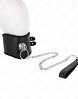 KINK - COLLANA 65 CM CON CINTURINO LARGO REGOLABILE 40 - 55 CM X 10 CM - KINK COLLAR & GAG - Intimo per le occasioni speciali | The Game Lingerie