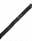 KINK - COLLANA CON CINTURA 116 CM NERO CINTURINO REGOLABILE 32 - 50 CM X 8 CM - KINK COLLAR & GAG - Intimo per le occasioni speciali | The Game Lingerie