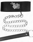 KINK - COLLANA CON CINTURA 65 CM CON CINTURINO LARGO NERO REGOLABILE 33,5 - 41 CM X 5 CM - KINK COLLAR & GAG - Intimo per le occasioni speciali | The Game Lingerie