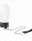 KINK - COLLANA CON CINTURA 65 CM CON RIVETTO A V REGOLABILE 36 - 43 CM X 5 CM - KINK COLLAR & GAG - Intimo per le occasioni speciali | The Game Lingerie