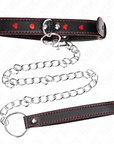 KINK - COLLANA CON CINTURINO 65 CM DETTAGLI CUORE 52,5 X 2,5 CM - KINK COLLAR & GAG - Intimo per le occasioni speciali | The Game Lingerie
