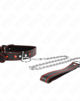 KINK - COLLANA CON CINTURINO 65 CM DETTAGLI CUORE 52,5 X 2,5 CM - KINK COLLAR & GAG - Intimo per le occasioni speciali | The Game Lingerie