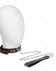 KINK - COLLANA CON CINTURINO 65 CM DETTAGLI CUORE 52,5 X 2,5 CM - KINK COLLAR & GAG - Intimo per le occasioni speciali | The Game Lingerie