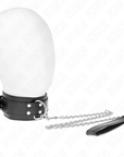 KINK - COLLANA CON CINTURINO 65 CM FIBBIE ARGENTO REGOLABILE 33 - 46 CM X 5,5 CM - KINK COLLAR & GAG - Intimo per le occasioni speciali | The Game Lingerie