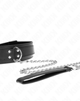 KINK - COLLANA CON CINTURINO 65 CM FIBBIE ARGENTO REGOLABILE 33 - 46 CM X 5,5 CM - KINK COLLAR & GAG - Intimo per le occasioni speciali | The Game Lingerie