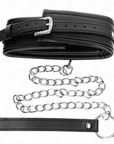 KINK - COLLANA CON CINTURINO CON FIBBIA LUCIDA 65 CM 48.5 CM X 5.3 CM - KINK COLLAR & GAG - Intimo per le occasioni speciali | The Game Lingerie