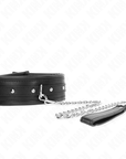 KINK - COLLANA CON CINTURINO CON FIBBIA LUCIDA 65 CM 48.5 CM X 5.3 CM - KINK COLLAR & GAG - Intimo per le occasioni speciali | The Game Lingerie
