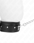 KINK - COLLANA CON CINTURINO CON FIBBIA LUCIDA 65 CM 48.5 CM X 5.3 CM - KINK COLLAR & GAG - Intimo per le occasioni speciali | The Game Lingerie