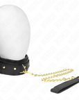 KINK - COLLANA CON CINTURINO IN SIMILPELLE SPUGNA MODELLO 1 REGOLABILE 37 - 54 CM X 3 CM - KINK COLLAR & GAG - Intimo per le occasioni speciali | The Game Lingerie