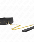 KINK - COLLANA CON CINTURINO IN SIMILPELLE SPUGNA MODELLO 1 REGOLABILE 37 - 54 CM X 3 CM - KINK COLLAR & GAG - Intimo per le occasioni speciali | The Game Lingerie