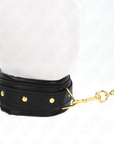 KINK - COLLANA CON CINTURINO IN SIMILPELLE SPUGNA MODELLO 1 REGOLABILE 37 - 54 CM X 3 CM - KINK COLLAR & GAG - Intimo per le occasioni speciali | The Game Lingerie