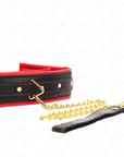 KINK - COLLANA CON CINTURINO IN SIMILPELLE SPUGNA MODELLO 2 REGOLABILE 37 - 54 CM X 3 CM - KINK COLLAR & GAG - Intimo per le occasioni speciali | The Game Lingerie
