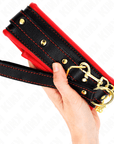 KINK - COLLANA CON CINTURINO IN SIMILPELLE SPUGNA MODELLO 2 REGOLABILE 37 - 54 CM X 3 CM - KINK COLLAR & GAG - Intimo per le occasioni speciali | The Game Lingerie