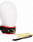 KINK - COLLANA CON CINTURINO IN SIMILPELLE SPUGNA MODELLO 2 REGOLABILE 37 - 54 CM X 3 CM - KINK COLLAR & GAG - Intimo per le occasioni speciali | The Game Lingerie