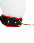 KINK - COLLANA CON CINTURINO IN SIMILPELLE SPUGNA MODELLO 2 REGOLABILE 37 - 54 CM X 3 CM - KINK COLLAR & GAG - Intimo per le occasioni speciali | The Game Lingerie