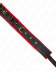 KINK - COLLANA CON CINTURINO IN SIMILPELLE SPUGNA MODELLO 2 REGOLABILE 37 - 54 CM X 3 CM - KINK COLLAR & GAG - Intimo per le occasioni speciali | The Game Lingerie