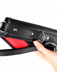 KINK - COLLANA CON CINTURINO IN SIMILPELLE SPUGNA MODELLO 3 REGOLABILE 37 - 54 CM X 3 CM - KINK COLLAR & GAG - Intimo per le occasioni speciali | The Game Lingerie