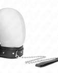 KINK - COLLANA CON CINTURINO IN SIMILPELLE SPUGNA MODELLO 3 REGOLABILE 37 - 54 CM X 3 CM - KINK COLLAR & GAG - Intimo per le occasioni speciali | The Game Lingerie