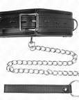 KINK - COLLANA CON CINTURINO IN SIMILPELLE SPUGNA MODELLO 3 REGOLABILE 37 - 54 CM X 3 CM - KINK COLLAR & GAG - Intimo per le occasioni speciali | The Game Lingerie
