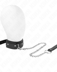 KINK - COLLANA CON GUINZAGLIO 65 CM 1 ANELLO REGOLABILE 38 - 49 CM X 5 CM - KINK COLLAR & GAG - Intimo per le occasioni speciali | The Game Lingerie