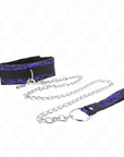 KINK - COLLANA CORTA IN PIZZO DI VELLUTO CON CINTURA 105 CM CON PROFILO IN NYLON 44 X 5,5 CM - KINK COLLAR & GAG - Intimo per le occasioni speciali | The Game Lingerie