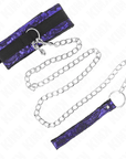 KINK - COLLANA CORTA IN PIZZO DI VELLUTO CON CINTURA 105 CM CON PROFILO IN NYLON 44 X 5,5 CM - KINK COLLAR & GAG - Intimo per le occasioni speciali | The Game Lingerie