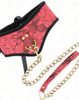 KINK - COLLANA MODELLO SCANDALO CON CINTURINO IN PIZZO 75 CM 44 X 10 CM - KINK COLLAR & GAG - Intimo per le occasioni speciali | The Game Lingerie