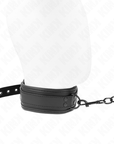 KINK - COLLARE BONDAGE IN NEOPRENE MODELLO 1 CON CINTURA 78 CM REGOLABILE 37,5 X 49,5 CM - KINK COLLAR & GAG - Intimo per le occasioni speciali | The Game Lingerie