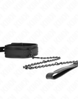 KINK - COLLARE BONDAGE IN NEOPRENE MODELLO 1 CON CINTURA 78 CM REGOLABILE 37,5 X 49,5 CM - KINK COLLAR & GAG - Intimo per le occasioni speciali | The Game Lingerie