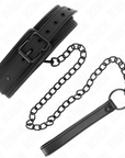 KINK - COLLARE BONDAGE IN NEOPRENE MODELLO 1 CON CINTURA 78 CM REGOLABILE 37,5 X 49,5 CM - KINK COLLAR & GAG - Intimo per le occasioni speciali | The Game Lingerie