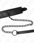 KINK - COLLARE BONDAGE IN NEOPRENE MODELLO 2 CON CINTURA 78 CM REGOLABILE 37,5 X 49,5 CM - KINK COLLAR & GAG - Intimo per le occasioni speciali | The Game Lingerie