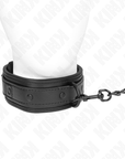 KINK - COLLARE BONDAGE IN NEOPRENE MODELLO 2 CON CINTURA 78 CM REGOLABILE 37,5 X 49,5 CM - KINK COLLAR & GAG - Intimo per le occasioni speciali | The Game Lingerie