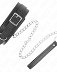 KINK - COLLARE CON CINTURA 65 CM CON CINTURINO NERO 54 X 4,5 CM - KINK COLLAR & GAG - Intimo per le occasioni speciali | The Game Lingerie
