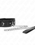 KINK - COLLARE CON CINTURA 65 CM CON CINTURINO NERO 54 X 4,5 CM - KINK COLLAR & GAG - Intimo per le occasioni speciali | The Game Lingerie