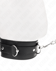 KINK - COLLARE CON CINTURA 65 CM CON CINTURINO NERO 54 X 4,5 CM - KINK COLLAR & GAG - Intimo per le occasioni speciali | The Game Lingerie