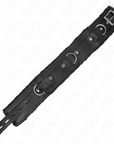KINK - COLLARE CON GUINZAGLIO 65 CM CON RESTRIZIONI NERO 36 - 42 CM X 5,5 CM - KINK COLLAR & GAG - Intimo per le occasioni speciali | The Game Lingerie